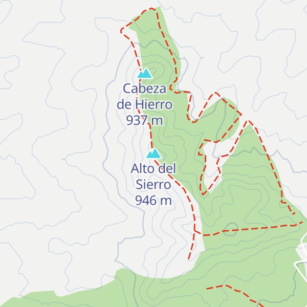 Map of Alto del Sierro