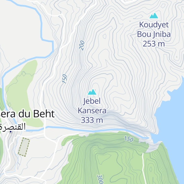 Map of Jebel Kansera