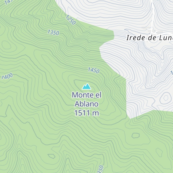 Map of Monte el Ablano