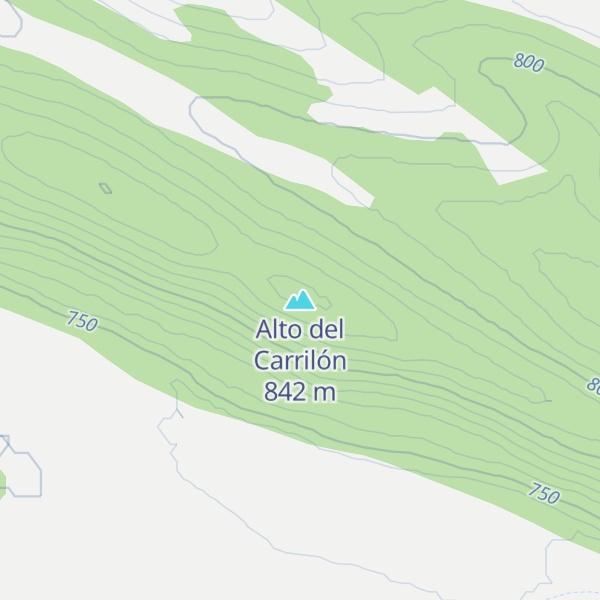 Map of Alto del Carrilón