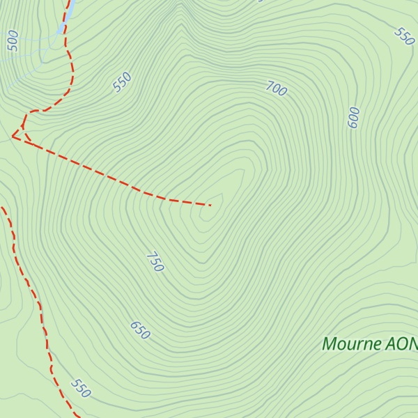 Map of Slieve Donard