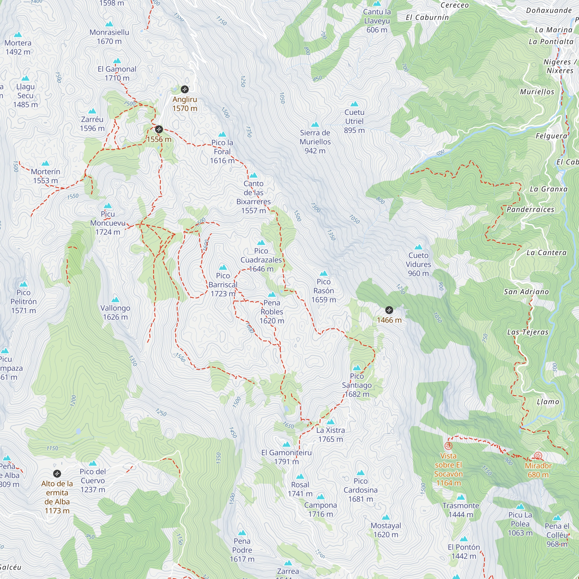 Cabana Robles map
