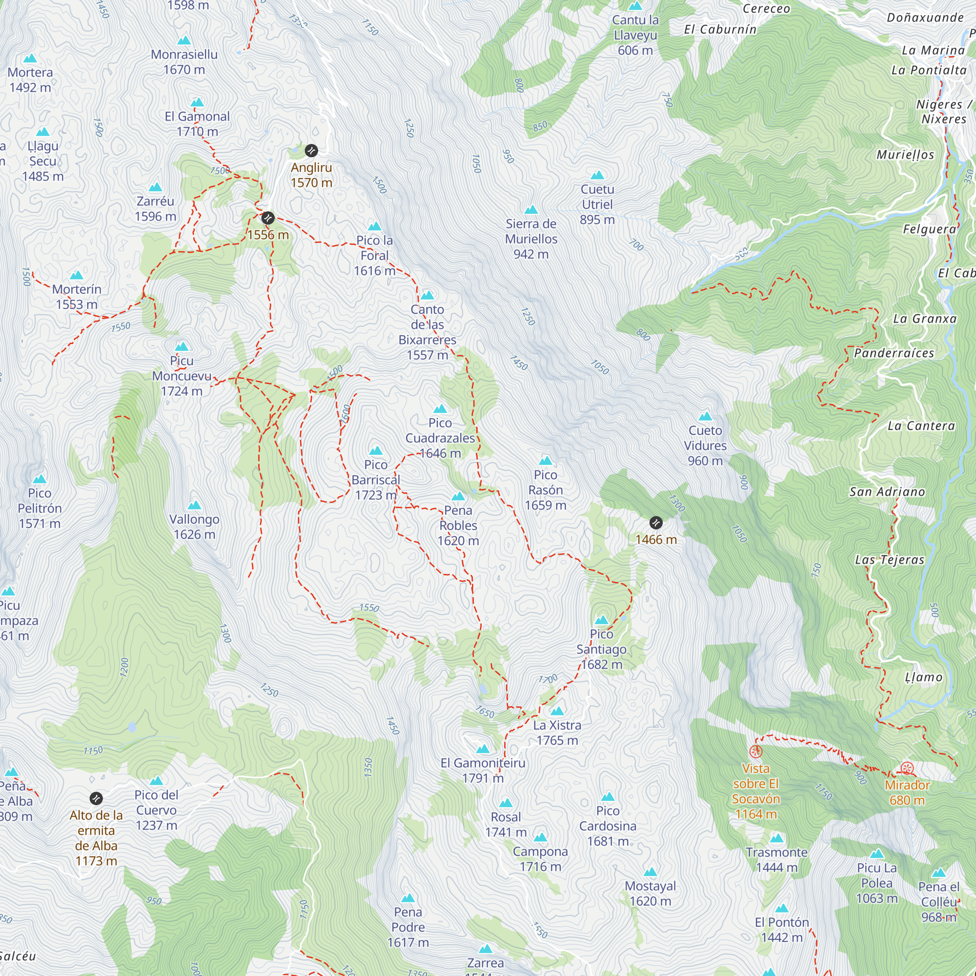 Cabana Robles map