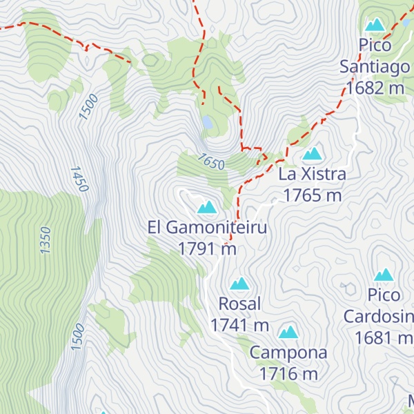 Map of El Gamoniteiru