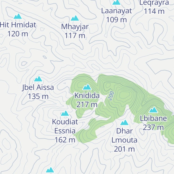 Map of Knidida