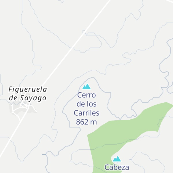 Map of Cerro de los Carriles