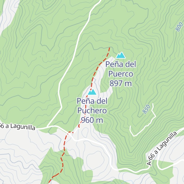 Map of Peña del Puchero