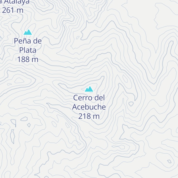 Map of Cerro del Acebuche
