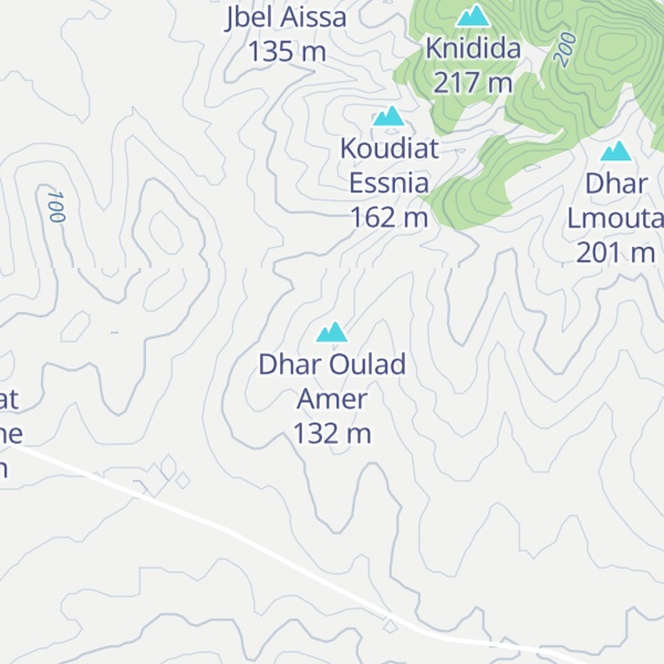 Map of Dhar Oulad Amer