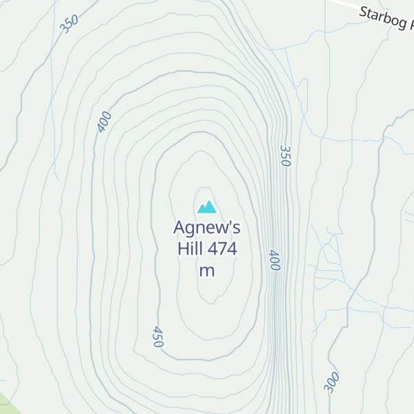 Map of Agnew's Hill