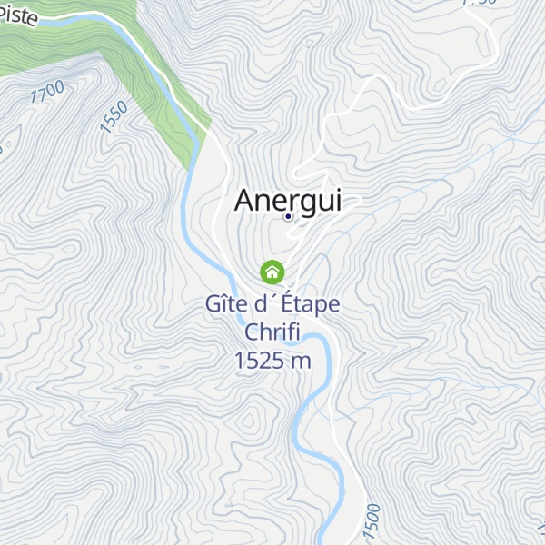 Map of Gîte d´Étape Chrifi