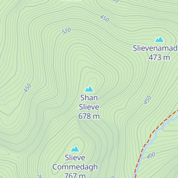 Map of Shan Slieve