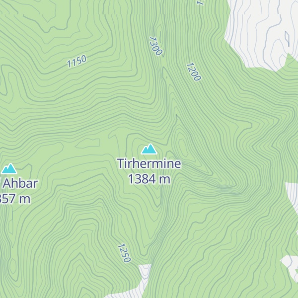 Map of Tirhermine