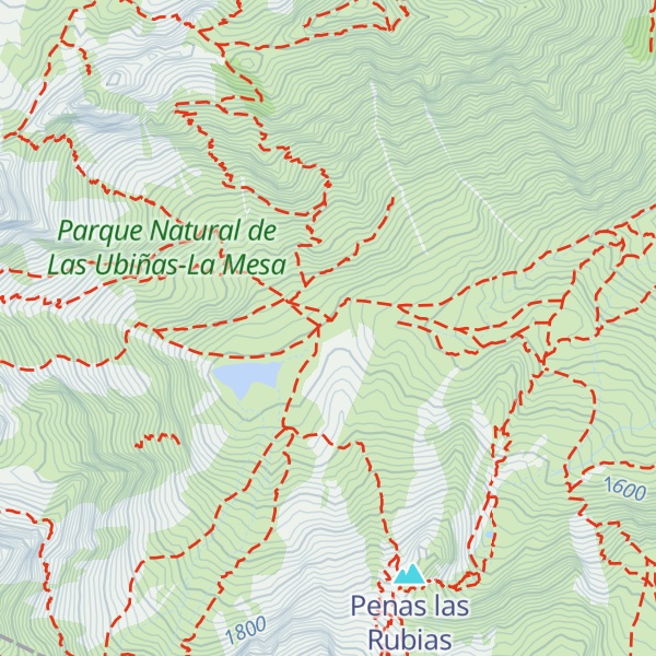 Map of Refugio del Meicín