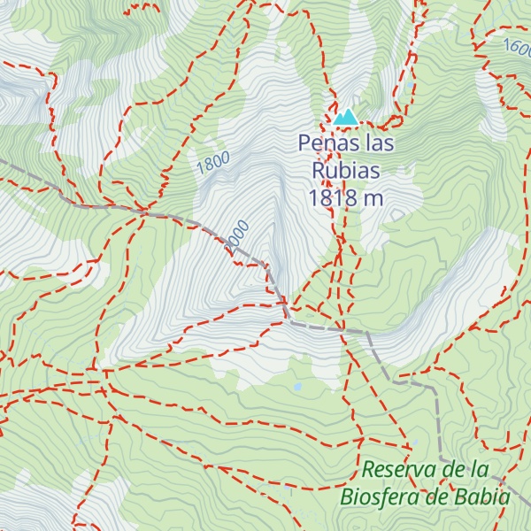 Map of Peña Cerreos