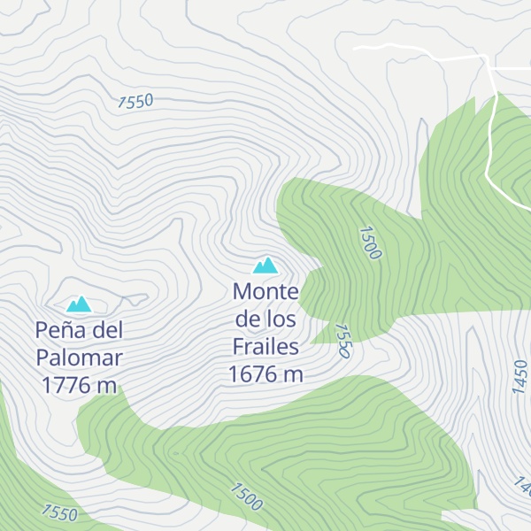 Map of Monte de los Frailes