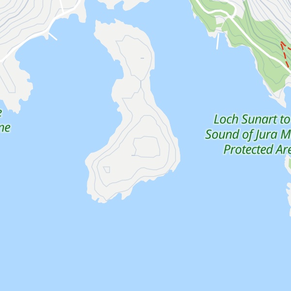 Map of Eilean Mòr