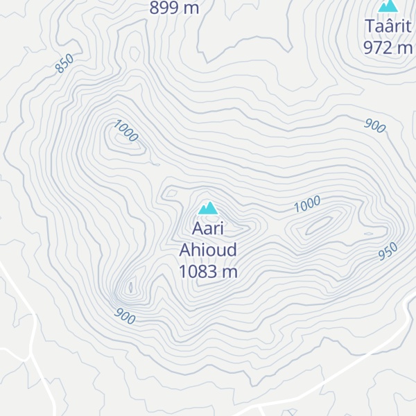 Map of Aari Ahioud
