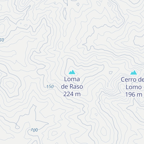 Map of Loma de Raso