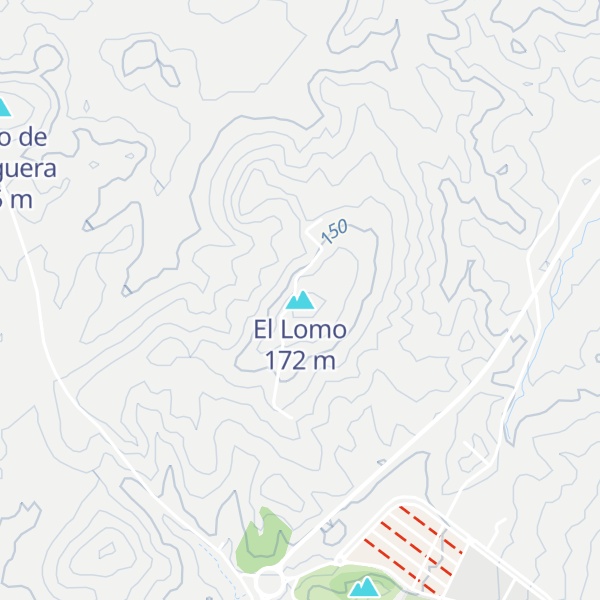 Map of El Lomo