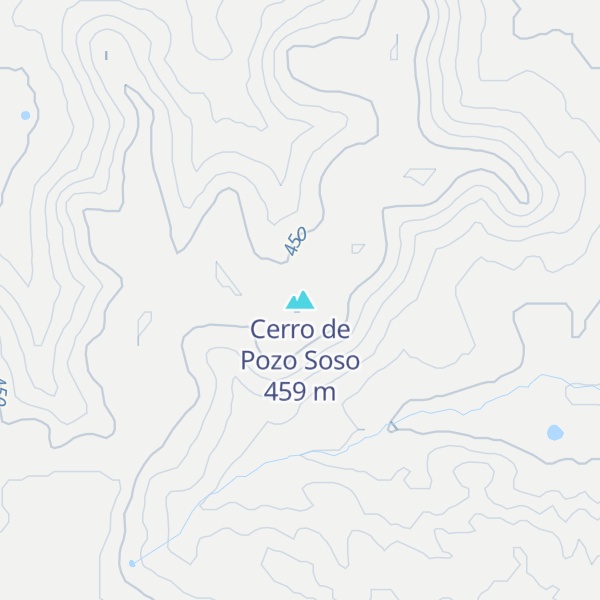 Map of Cerro de Pozo Soso