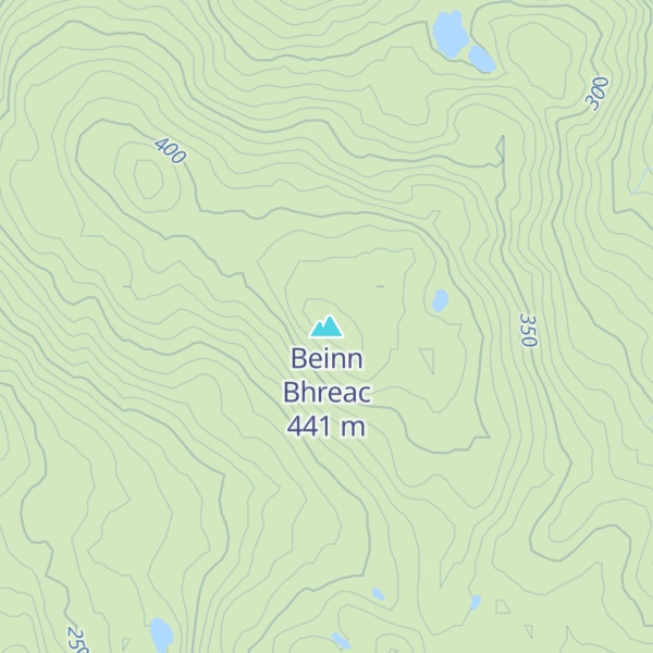 Map of Beinn Bhreac