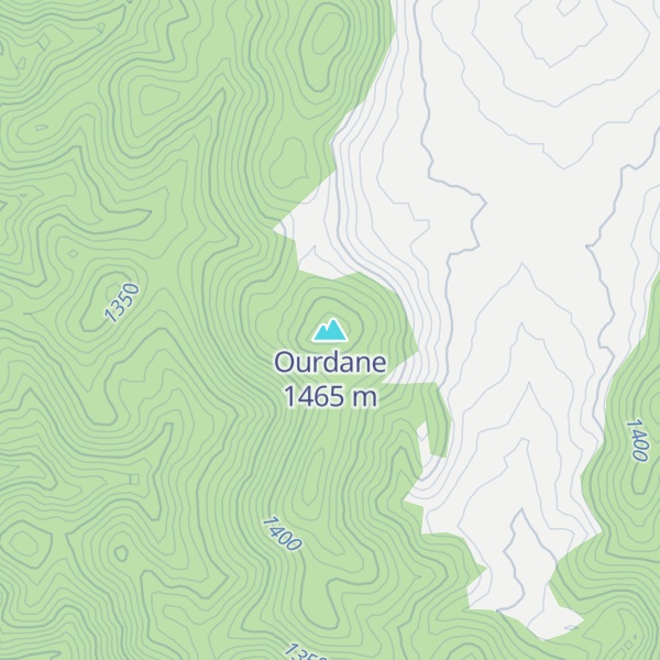 Map of Ourdane