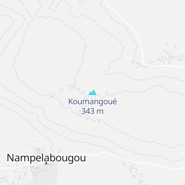 Map of Koumangoué