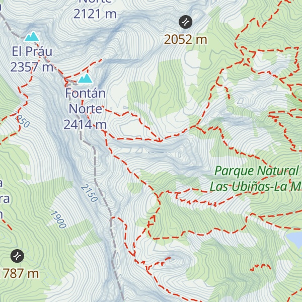 Map of Portiḷḷín Centro-Occidental