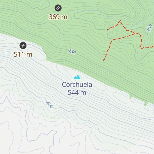 Map of Corchuela