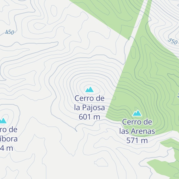 Map of Cerro de la Pajosa