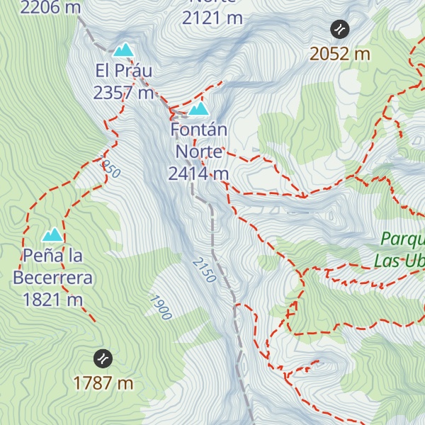 Map of El Siete