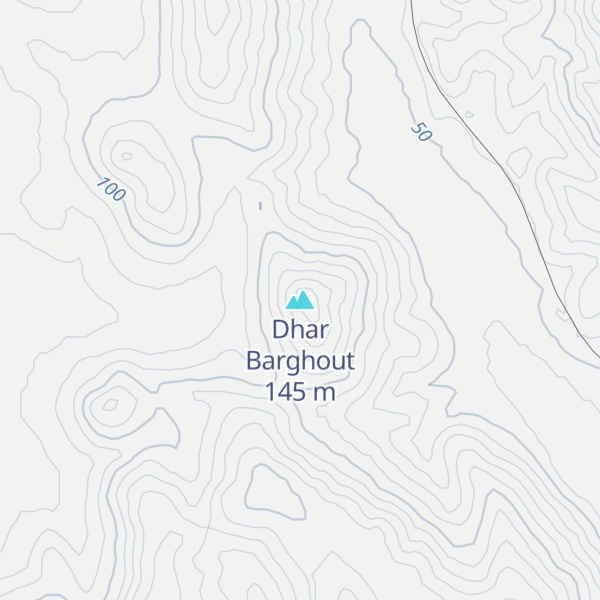 Map of Dhar Barghout