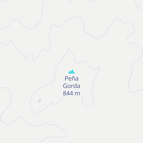 Map of Peña Gorda