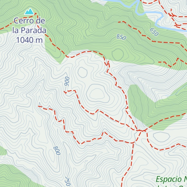 Map of Cerro de las Eras