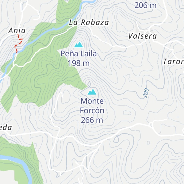 Map of Monte Forcón