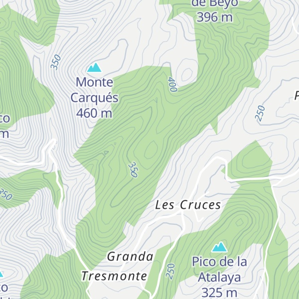 Map of Monte Castañar