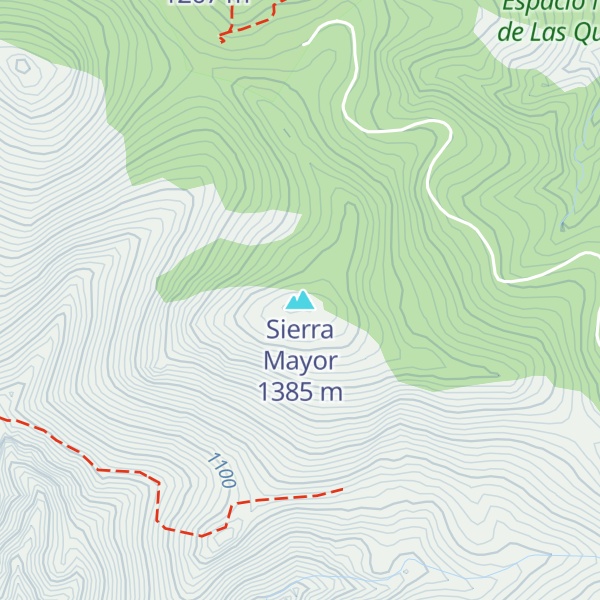 Map of Sierra Mayor