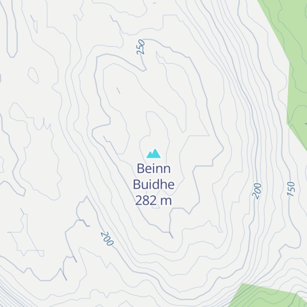 Map of Beinn Buidhe