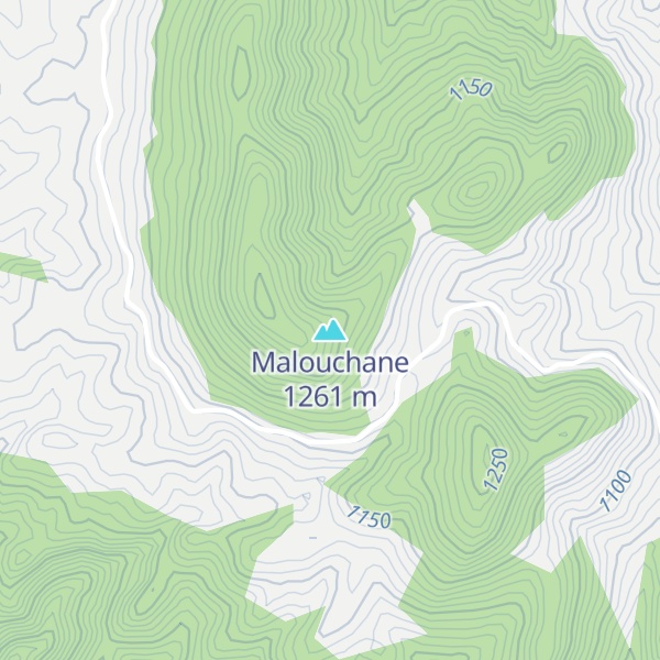 Map of Malouchane