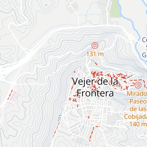 Map of Vejer