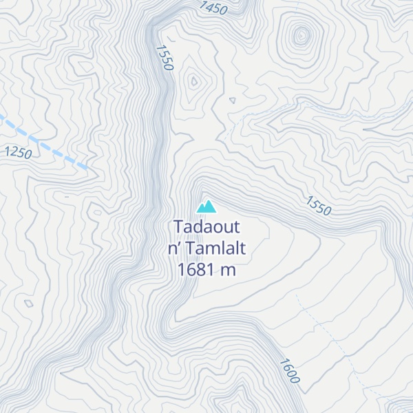 Map of Tadaout n’ Tamlalt