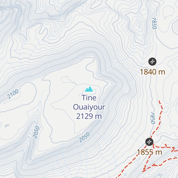Map of Tine Ouaiyour