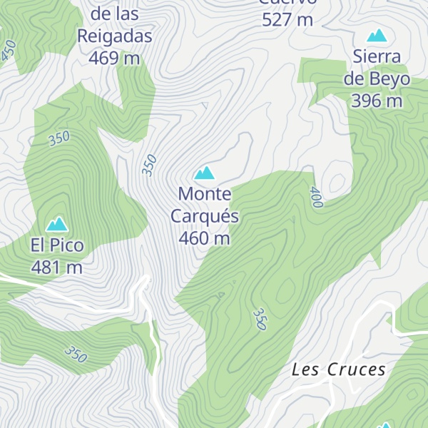Map of Monte Espinoso