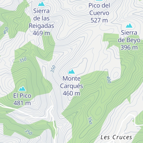Map of Monte Carqués
