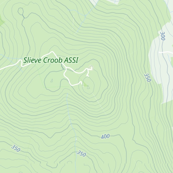 Map of Slieve Croob
