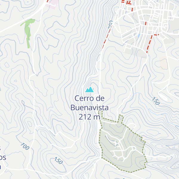Map of Cerro de Buenavista