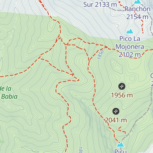 Map of Refugio la Pierna