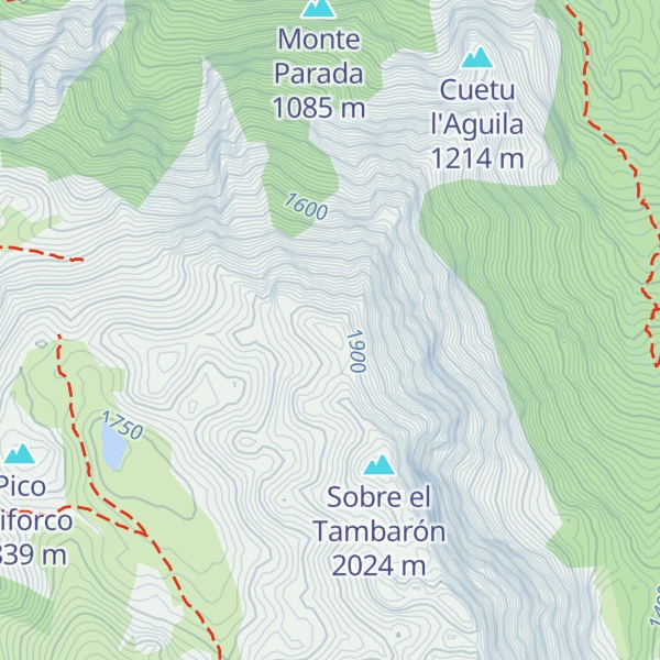 Map of Pico Campu Faya