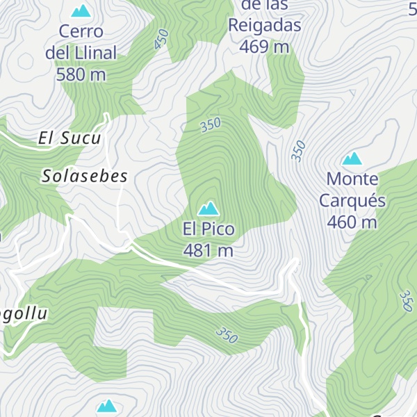 Map of El Pico